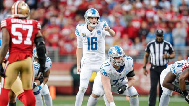 Detroit Lions quarterback Jared Goff.